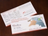 Flyer mit heraustrennbarer Visitenkarte