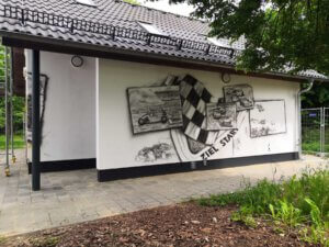 Historische Airbrush-Malerei Historische Airbrush-Malerei