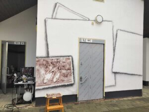 Historische Airbrush-Malerei Historische Airbrush-Malerei