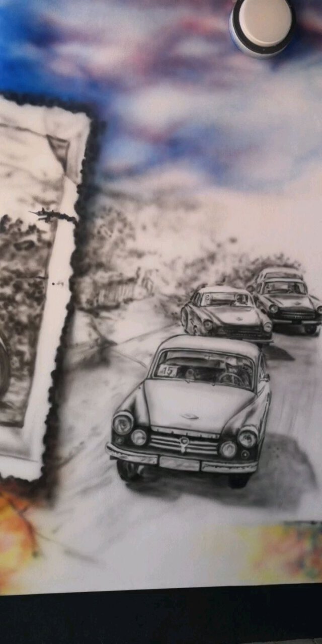 classic racing, Wartburg 311 in Airbrush
#classicracecar
#wartburg311
#sachsenringclassic
#wartburgcoupe
#Racinghistory
#ddrgeschichte
#ddrracing